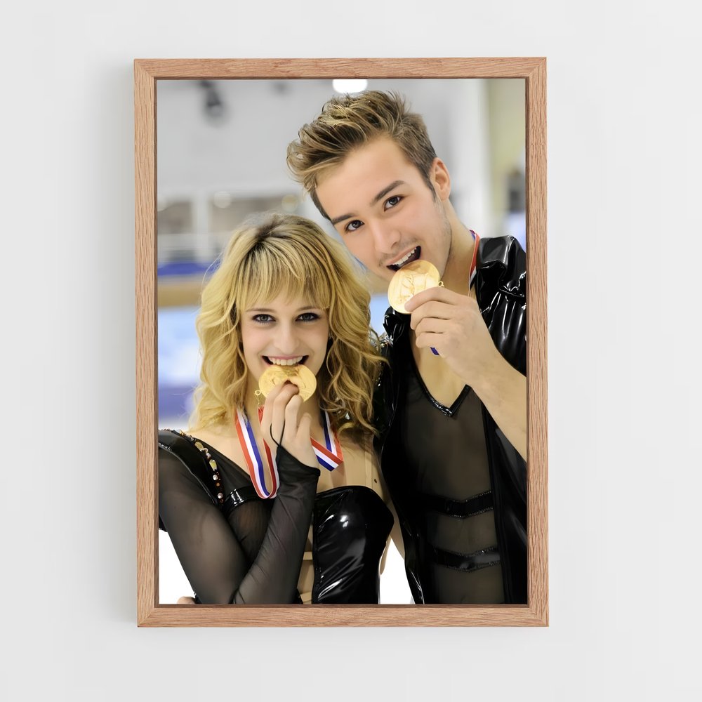 Poster Médaillés de l'Amour – affiche Patinage artistique (vue 4)